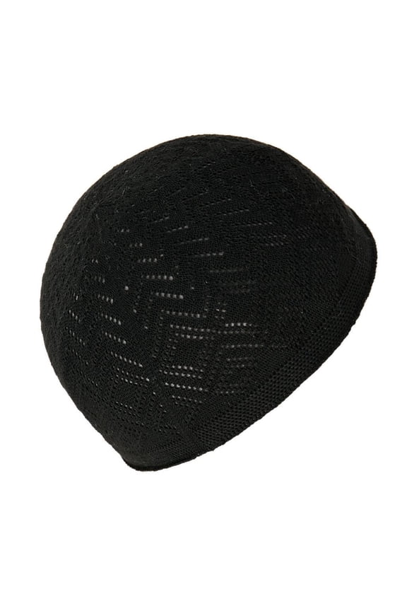 Handmade Casual Knit Kufi Islamic Beanies Hollow out Church Pray Hat