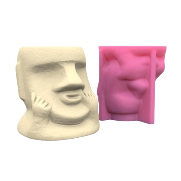 Necvior Handmade Silicone Flowerpot Molds DIY Concrete Molds Epoxy Resin Molds for Craft