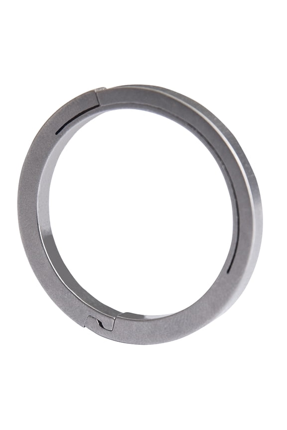 Heavy Duty Keychain Rings Replacement Side-Pushing Key Chain Rings Split Keyring Heavy Duty Titanium Alloy Key Rings