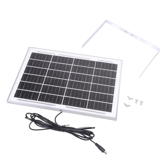 Necvior High Efficiency Monocrystalline Solar Panel 12V 12W IP66 for Outdoor Applications
