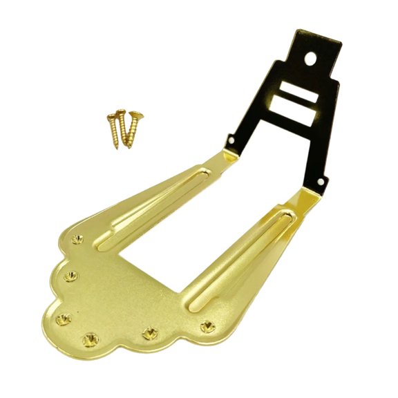 Necvior High Precisions Jazz Guitar Bridge with Stable Structure for Optimal String Height Adjustment Enhancing Durability