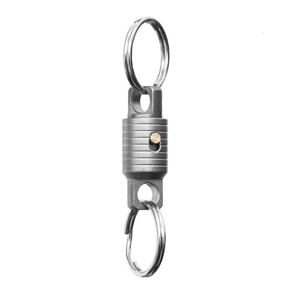 Necvior High Quality Quick Release Miniature Car Key Chain Titaniums Men Alloy Keychain Convenient Detachable Key Rings