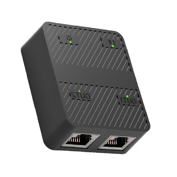 Necvior High Speeds Gigabit Ethernet Splitter Adapter for Computer Networking 1 to 2 Way