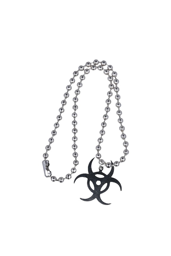 Hip Hop Moon Charm Clavicle Chain Grunge Jewelry for Women Bead Chain Choker