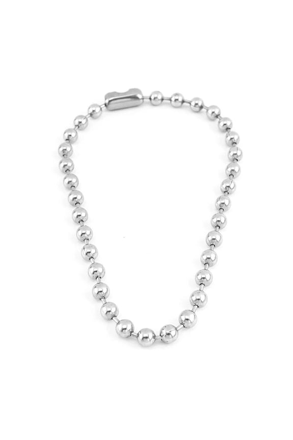 Hip-hop Metal Ball Bead Aesthetic Necklace Fashion Simple Clavicle Chain Women