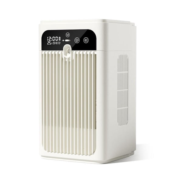 Necvior Home Desk Cooling Fan with Water-Added Cooling, Adjustable Fan Speed and ABS Body for Office Table, Bedroom Table, Student Desk Use and Warm Weather