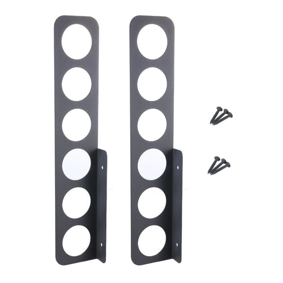 Necvior Horizontal 6/12-Rod Fishing Rod Holder Wall Mounted Fishing Poles Rack