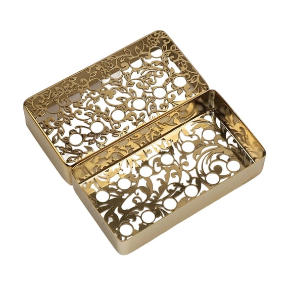 Necvior Humbucker Shell Professional Pickup Protective Case Brass Texture for Pickup