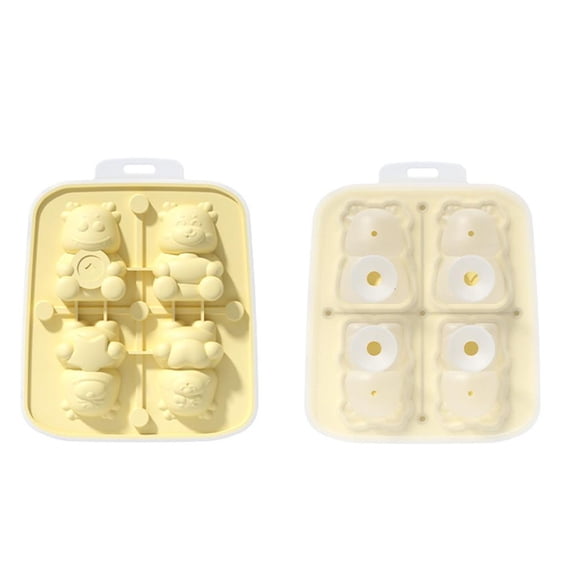 Necvior Ice Trays Little Dragon Shape Ice Maker Ice Silicone Mold for Cocktails,Whiskeys,Soups and Frozens Treat Nonstick