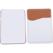Necvior Imitation Cell Phone Card Pocket Holder with Adhesive Sticker DIY ID Credit Card Wallet Mobile Phone for Case Pouch for Back of Smartphones