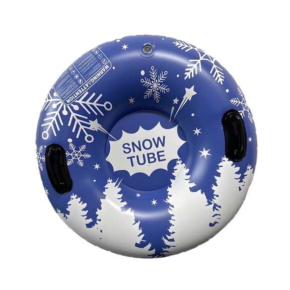 Necvior Inflatable Snow Tube Sled with Handles PVC Sledding Tube Thicken Skiing Tubing