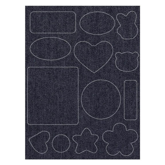 Necvior Jeans Patches Iron-On Patches Fabric Patches Practical Jeans Clothing Hole Repair and Decoration for Children Adults