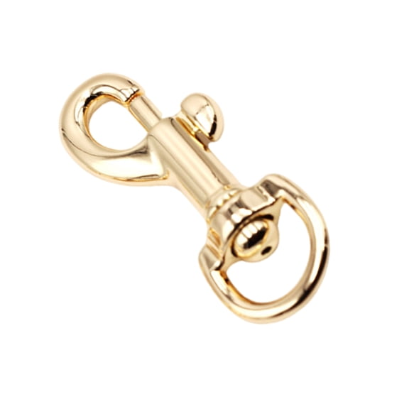 Necvior Keychain Clip Metal Swivels Lobster Clasp Belt Buckle Snap Hook for Dog Leash