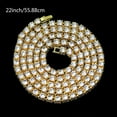 thumbnail image 1 of Necvior Korean Stylish Silver Gold for Rhinestone Tennis Chain for Daily Wear Party Date Ceremony Anniversary Festival Special D, 1 of 19