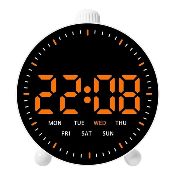 Necvior LED Digital Clock Quiet Operating Timer Countdown Bedroom Easy Read Display
