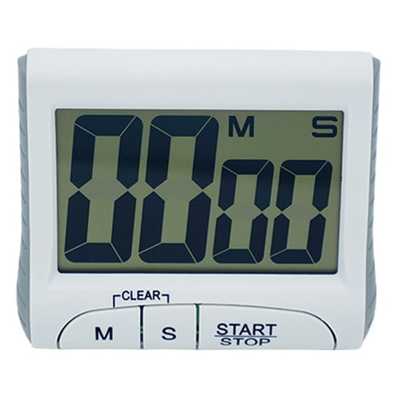 Necvior Large Display Kitchen Timer Practical Digital Kitchen Timer Magnetic Back Loud Alarm For Precise Cooking
