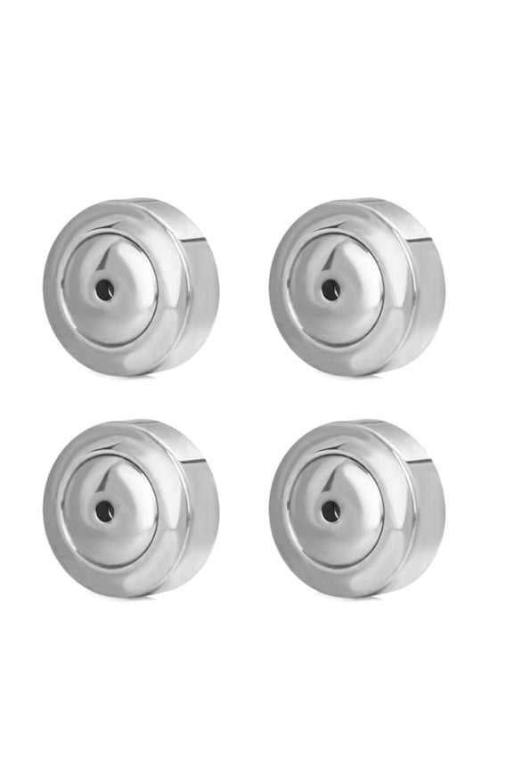 Large Earring Replacements for Studs Push Pierced Stainless Steel Earrings Backs