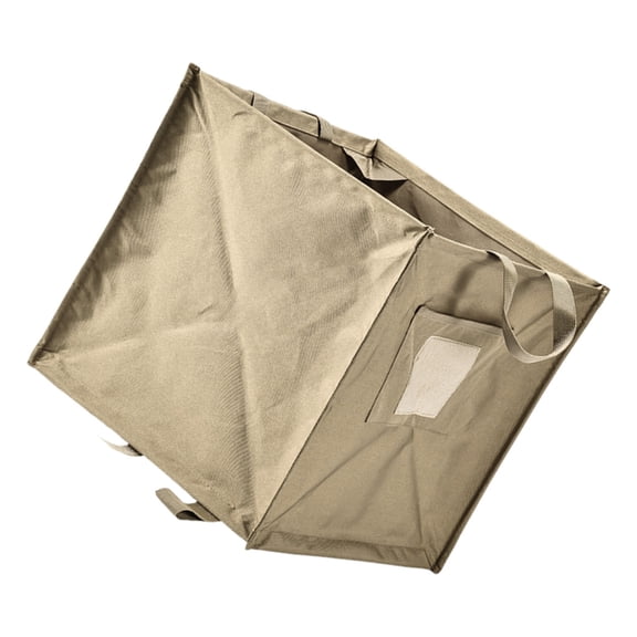 Necvior Lawn Leaf Waste Storage Bag with Handle Foldable Camping Trash Organizers Bucket