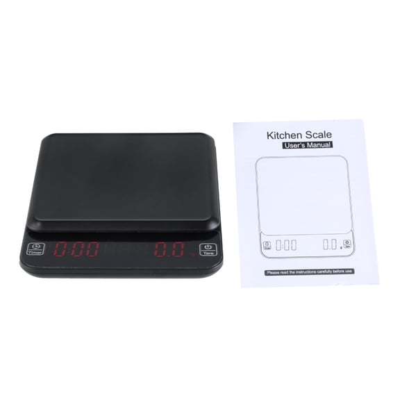 Necvior Lightweight Coffee Scale for Accurate Measuring and Timing in Kitchen Use