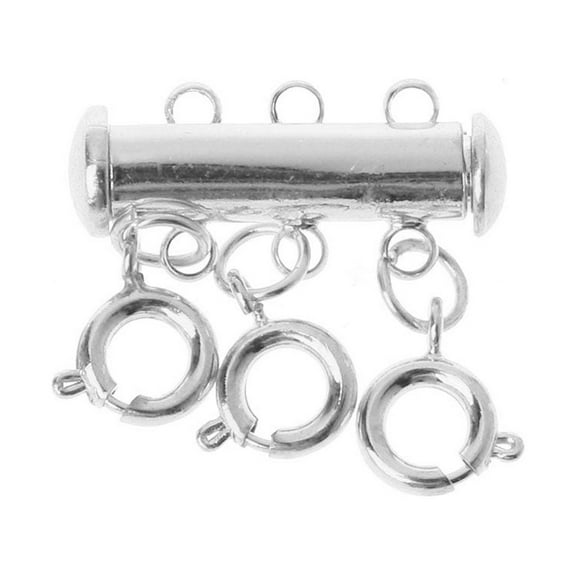 Necvior Lightweight Multi Strand Clasps Necklace Magnetic Tube Lock Jewelry Connectors