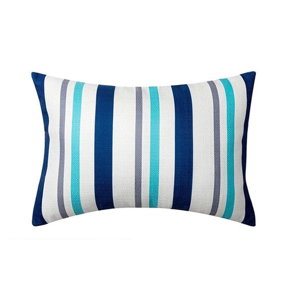 Necvior Lounges Head Resting Pillows, Decorative Oudoor Patio Pillow with Insert & Stripes