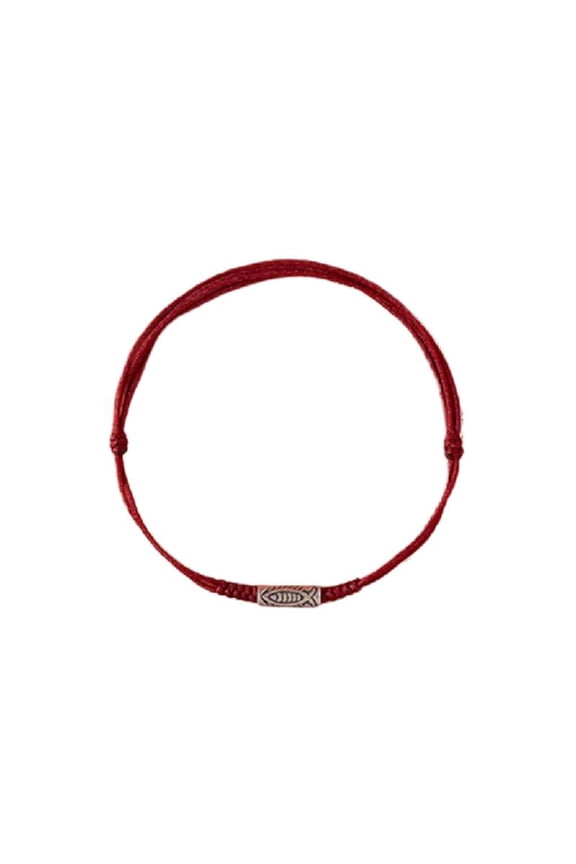 Lucky Fish Bracelet Braided Wrist Chain Symbolizing Good Fortune For Couples