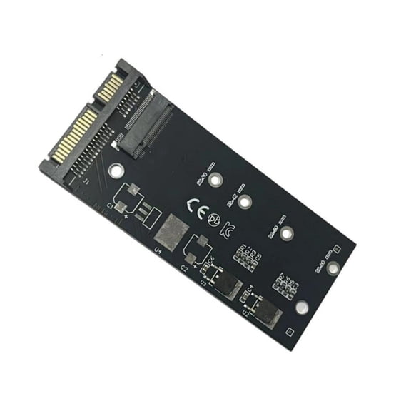Necvior M.2 Hard Disk to SATA3 Adapter Card M.2 Interface to SATA3 (15+7) Adapter Card