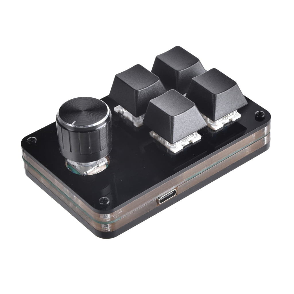 Necvior Macro Mechanical Keyboard 2/3/4/5 Keys Keyboard with Knob ...