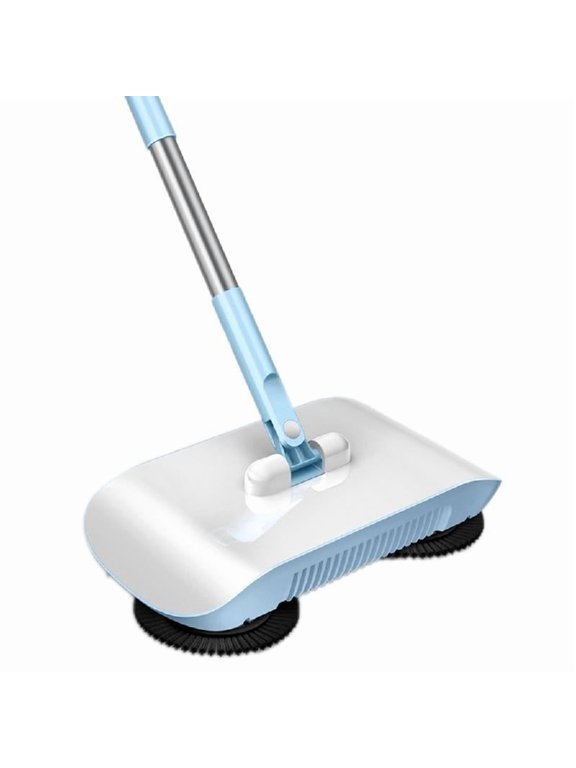Household Sweeper, Manual Floor Cleaner, 2 in 1 Broom And Mop Hand Push Type