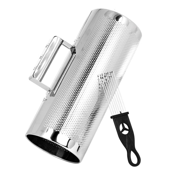 Necvior Metal Guiro Shaker Metal Guiro Instruments with Scraper Latin Percussion Instrument for Performances and Music Training