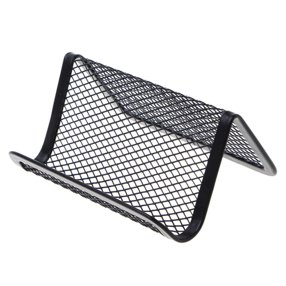 Necvior Metal Mesh Business Card Holder For Desk Office Business Card Holder Collection