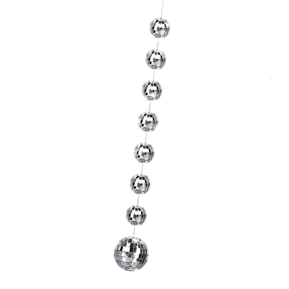 Necvior Metallic Disco Ball Christmas Tree Decoration Reflective Disco Spheres Ornament