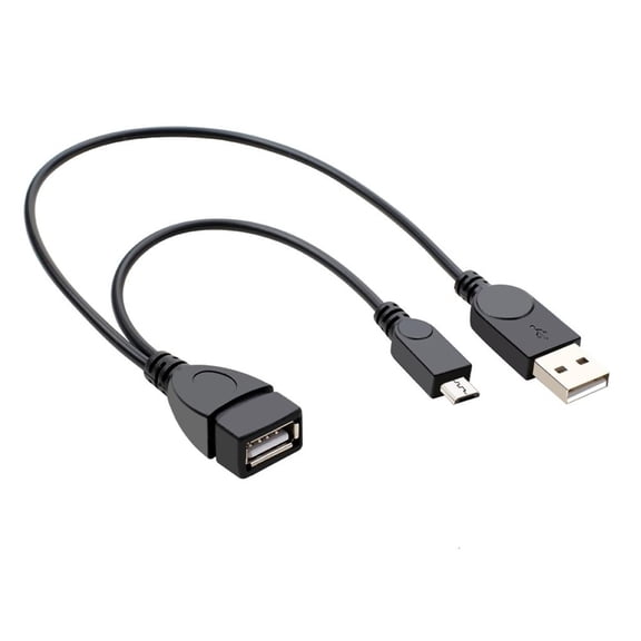 Necvior MicroUSB OTG Adapter Cable for Expanding Peripherals Device Connectivity