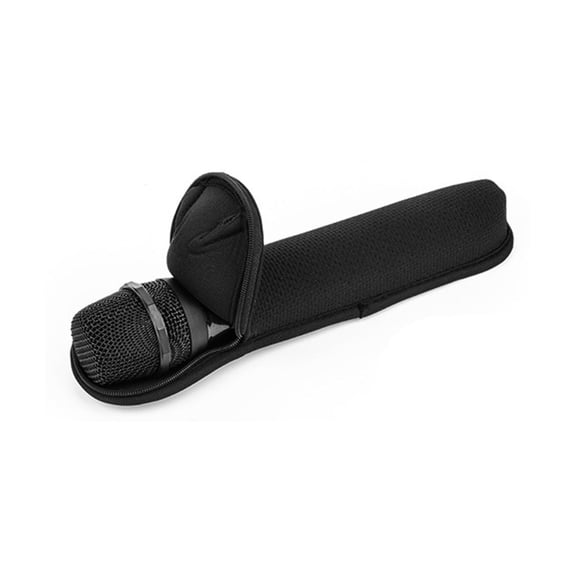 Necvior Microphone Carrying Case Inner Holder Pocket Stable Carry Case with Handle Securely Store and Transport Your Microphone