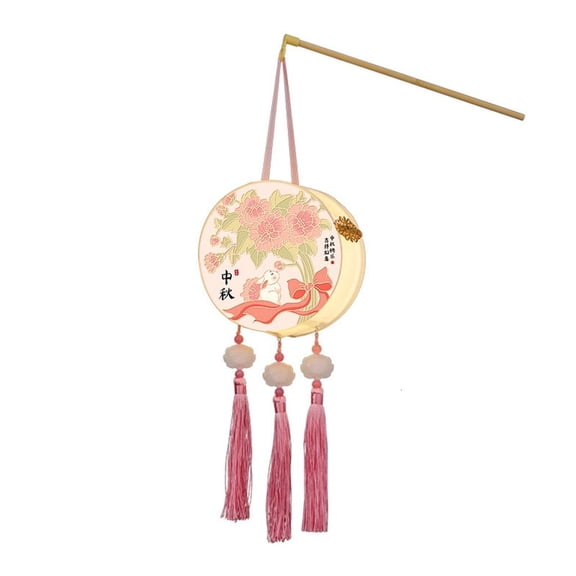 Necvior Middle Autumn Festival Outdoor Handheld Chinese Style Lanterns Handheld Lamp