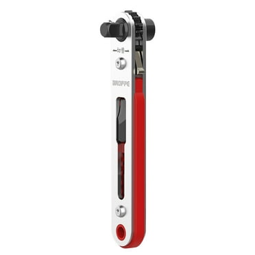 Necvior Mini Magnetic Screwdriver Ratchet Wrench Right Angle 1/4" Hex for Narrow Space