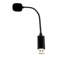 Necvior Mini Microphone USB 2.0 Mic Condenser Audio Recording For Laptop/Notebook/PC