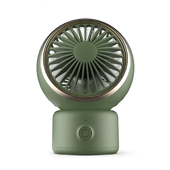 Necvior Mini Rotatable USB Table Fan Rechargeable Ultra-quiet 3D Airflow Cyclone Cycle