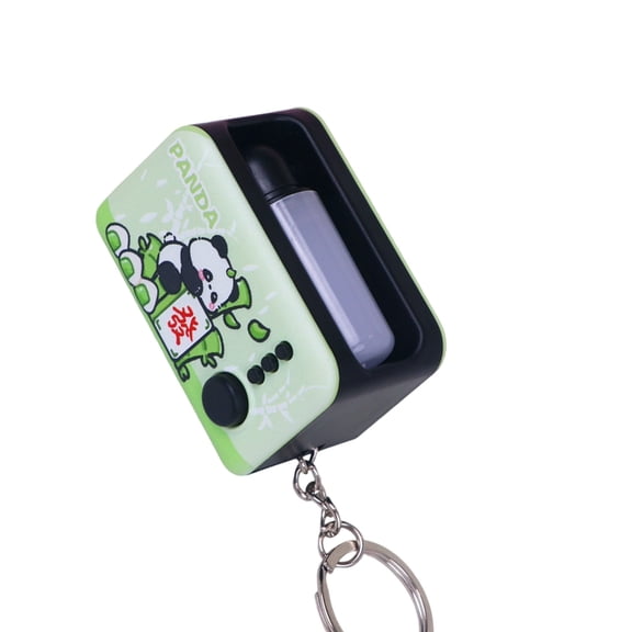 Necvior Miniature LED Keyring Light Up Toy For Key Organization And Relaxation Plastic Design Glowing Keychain Bag Accessories