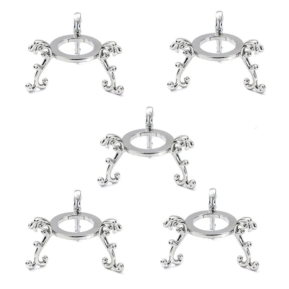 Necvior Modern Circular Metal Stand Functional Display Base For Collectibles Showcases