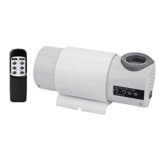 Necvior Modern Styles LED Projection Clock with Remote Control Set Projects Time On Wall or Ceilings for Bedrooms and Offices