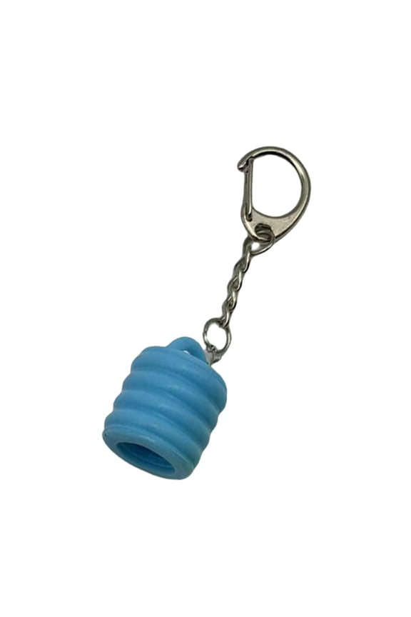 Moisturizing Lip Gloss Keychain Caps Key Chains for Daily Commute and Travel