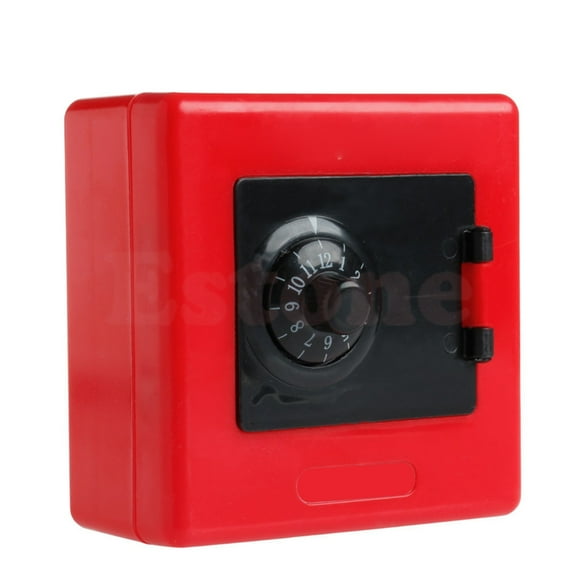 Necvior Money Box Code Safe Cash Square Saving Piggy Combination Lock