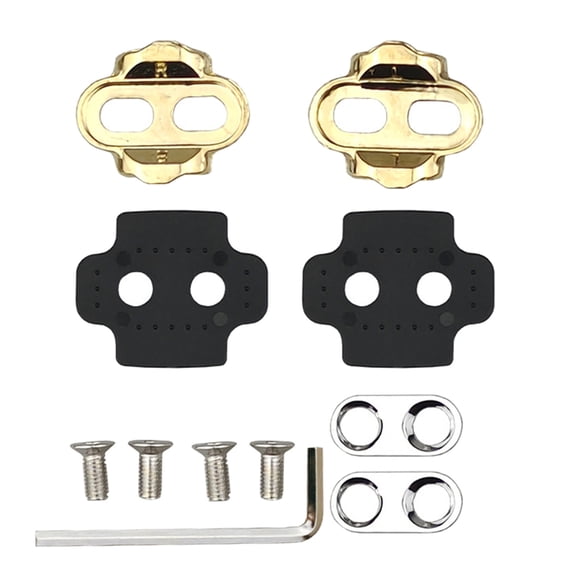 Necvior Mountain Bike Pedal SPD Shoes Adapter Cleats Bike Shoes Pedals Cleats Set