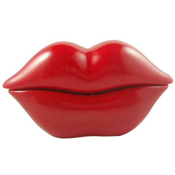 Necvior Mouth's Lips Shape Telephone Home Office Desktop for Creative Telephone Landline Wired Phone Pink Rose Red (optional)
