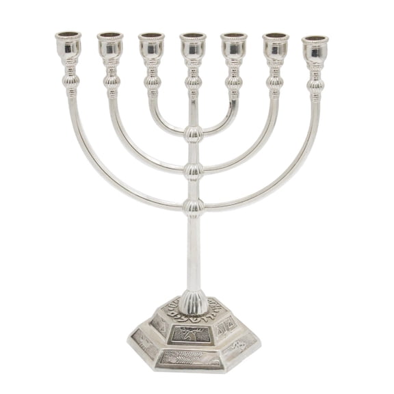 Necvior Multi Branch Branch Hanukkah Candle Stand Candle Stand 7 Headed Candelabrum