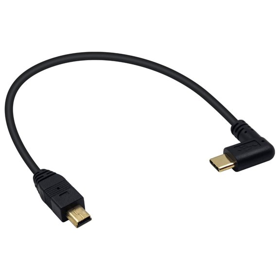Necvior Multi Purpose Mini USB to Type C Cable Adapter for Cameras and Phones
