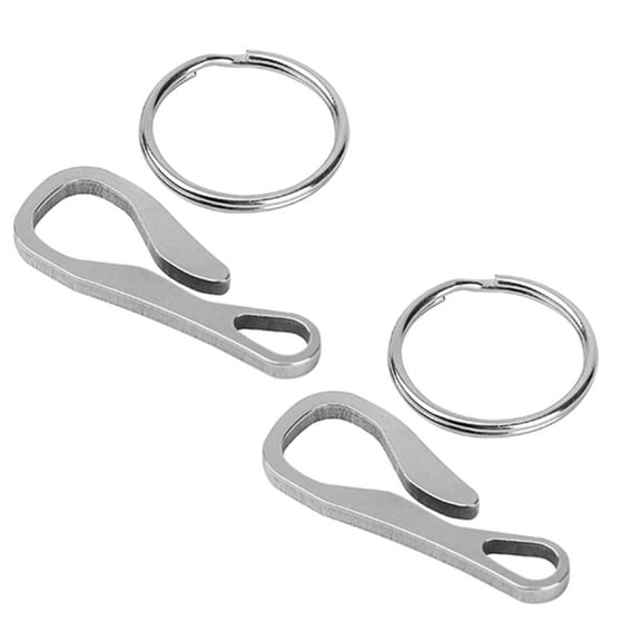 Necvior Multifunction Keyring Clasp Clip Lightweight Belt Key Holder Small Keychain Hook