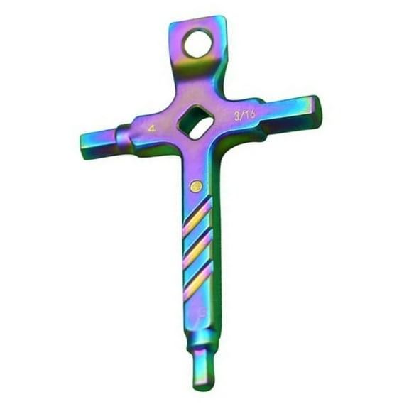 Necvior Multifunctional Allen Key 3mm 4mm 3/16inch Slotted Screwdriver Hex Spanner