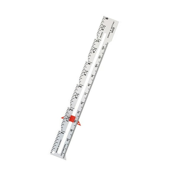 Necvior Multifunctional Sewing Ruler Sewing Gauge Fabric Quilting Ruler Tailor Ruler Sewing Measuring Tool for Knitting